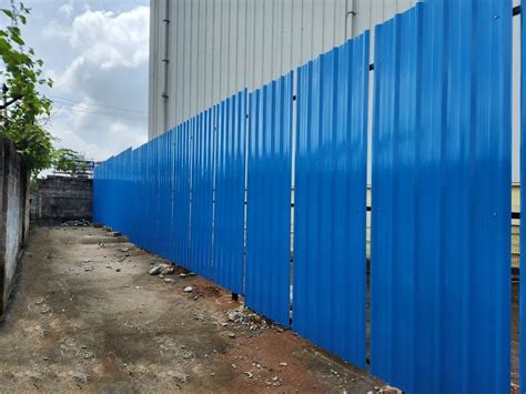 metal hoarding sheet|temporary construction site hoarding.